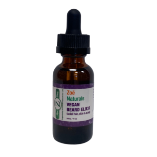 ZOE NATURALS VEGAN BEARD ELIXIR 30ML / 1 OZ NEW