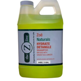 ZOE NATURALS HYDRATE DETANGLE SHAMPOO .5 GALLON