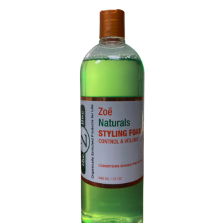 ZOE NATURALS STYLING FOAM 33OZ